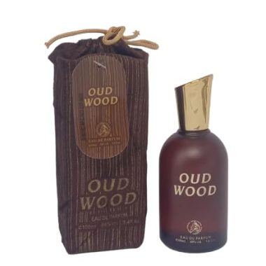 Al-Fakhr Oud Wood Eau De Parfum For Men, 100ml Long Lasting Balsamic Floral Woody Fragrance