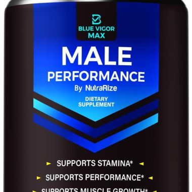 Blue Vigor Max All-Natural Male Stamina and Fitness Supplement 60 Capsules