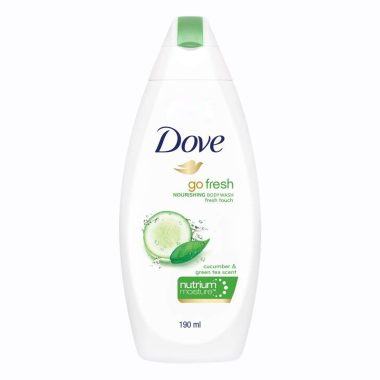 Dove Go Fresh Nourishing Body Wash 190 ml Two Pack for Softer Smoother Skin