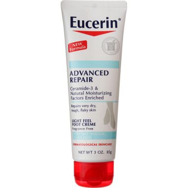 Eucerin Intensive Repair Foot Cream 3oz Pack of 2