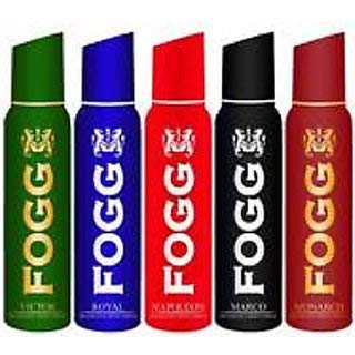 Fogg Fresh Scent Unisex Deodorant Spray Combo Pack of 5