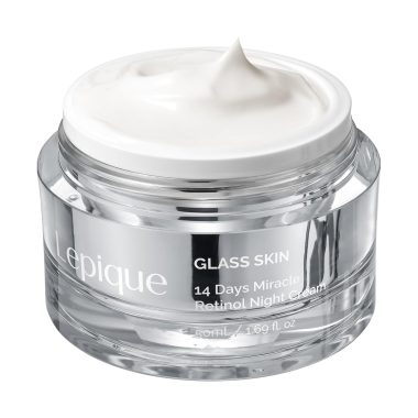 Glass Skin 14-Day Miracle Retinol Night Cream 1.69oz with Collagen and Centella for Anti-Aging
