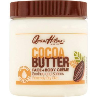 Queen Helene Cocoa Butter Face and Body Cream 4.8 Oz Hydrating Formula