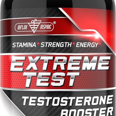 Fast-Acting Testosterone Booster for Men 60 Capsules - Muscle Growth Stamina Endurance Strength