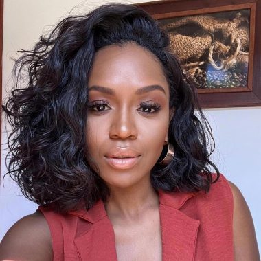 WIGER 12 Inch Short Curly Bob Human Hair Lace Front Wig for Black Women Transparent Glueless