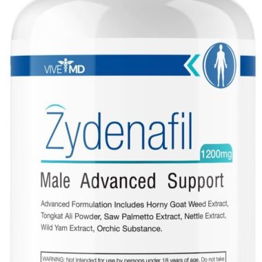 Zydenafil 1200mg Advanced Formula Male Enhancement Pills with Tongkat Ali, Saw Palmetto, Horny Goat Weed - 60 Capsules