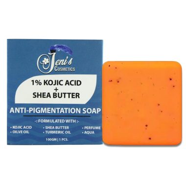 100g Kojic Acid Scrub Soap with Alpha Arbutin for Dark Spots and Tan Removal