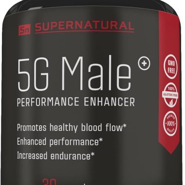 5G Male Natural Testosterone Booster for Stamina Strength Endurance 30 Capsules