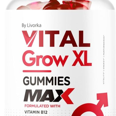 Vital Grow XL Male Gummies - Men's Performance Gummies 1050MG Vital GrowXL Blend, Vital Growth Gummy Advanced Formula, 60 Gummies for 1 Month