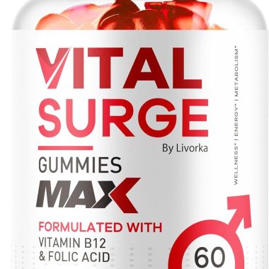 Vital Surge - Vital Surge for Men Gummies, Vital Vita Surge Max Maximum Strength 1050 MG, VitalSurge Supplement Support Gummy Advanced Formula, Premium Vitamin Gomitas (60 Gummies)