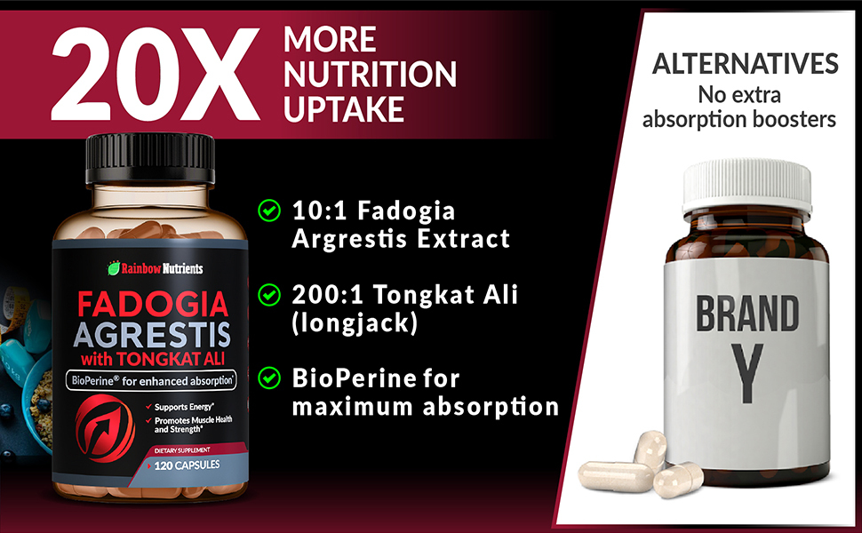 fadogia agrestis with tongkat ali