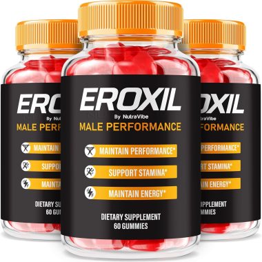 Eroxil Gummies 3 Pack – Natural Energy, Stamina, Drive & Performance Supplement, 180 Gummies 30 Day Supply