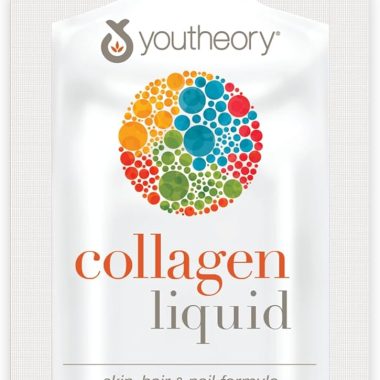 Youtheory 5,000mg Hydrolyzed Collagen Liquid Berry Flavor 12 Packets Sugar Free