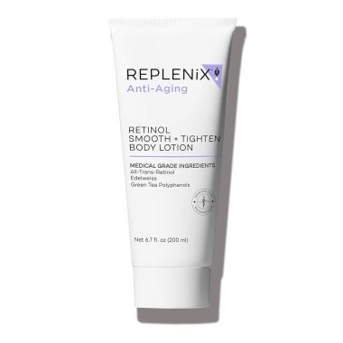 Replenix Retinol Smooth Tighten 6.7 oz Anti-Aging Brightening Body Cream for Cellulite Sagging Skin