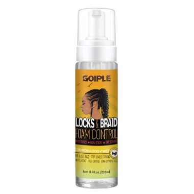Braid Foam Control Mousse Extra Hold High Shine 8fl oz Moisturizes and Styles Braids, Twists, and Locs