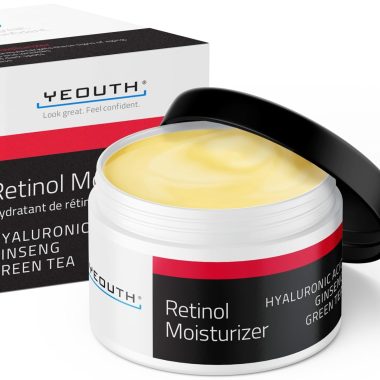 YEOUTH Retinol Face Cream for Women and Men, 1oz - Night Moisturizer with Hyaluronic Acid and Green Tea