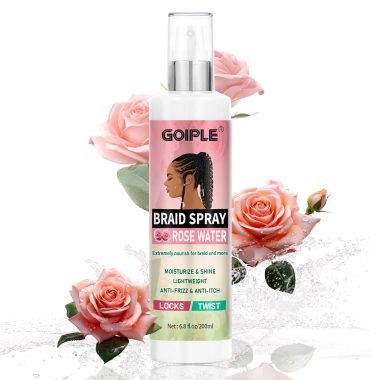 6.8 oz Rose Mint Braid Spray for Dreads, Locks, Twists, Cornrows, Box Braids Moisturizer Itchy Scalp Relief