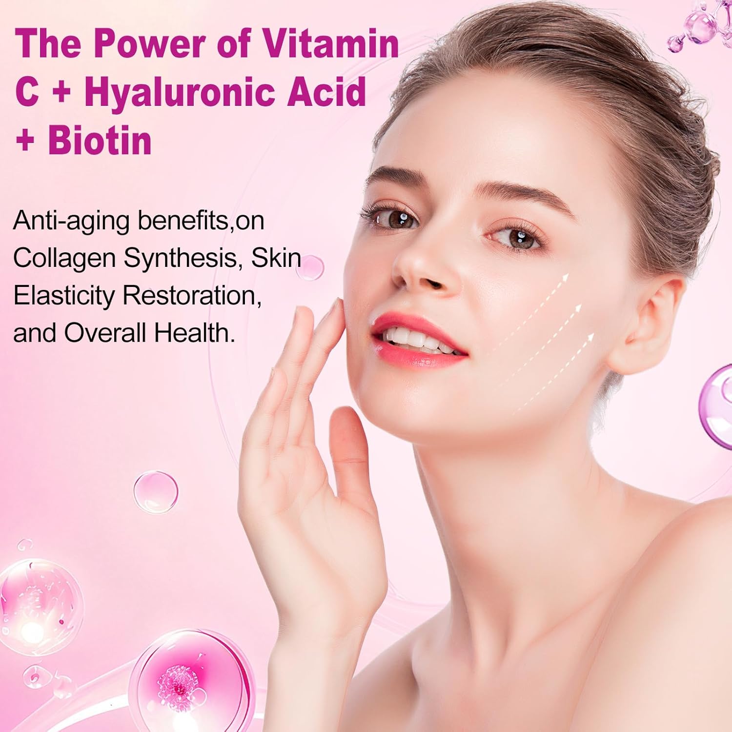120 Count Multi Collagen Peptides Pills for Women 2000mg, Type I, II, III, V, X with Hyaluronic Acid and Vitamin C for Skin, Hair, and Nail Support - Image 5