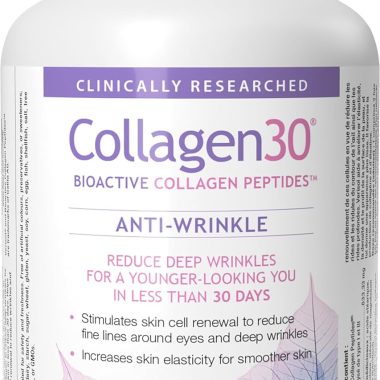 Webber Naturals Collagen30 Anti-Wrinkle Supplement 180 Tablets 2500mg Bioactive Peptides Reduces Wrinkles
