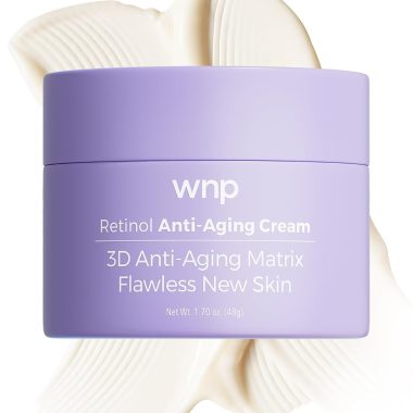 WNP Sensitive Skin Gentle Retinol Night Cream Anti-Aging Face & Neck Moisturizer 10x Deep Transdermal