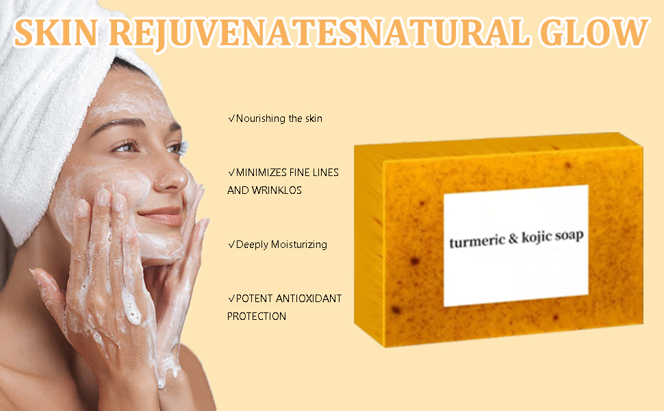 Honey Glow Lemon Turmeric Kojic Soap Bar