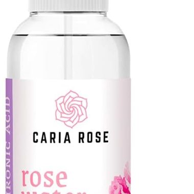 Hydrating Rosewater Facial Toner Mist with Hyaluronic Acid, 1.7 oz Travel Size