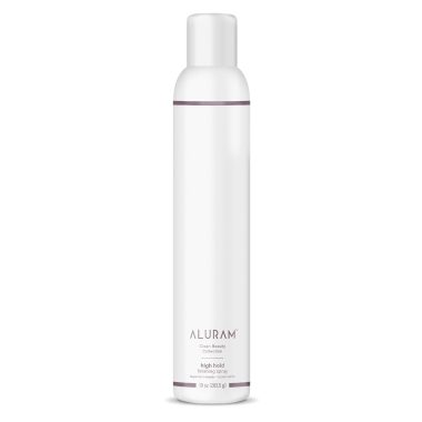 Aluram High Hold Finishing Spray 10 Fl Oz Humidity Resistant Raspberry Acai Oil Formula