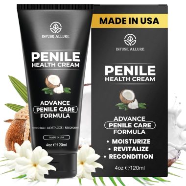 Premium Penile Health Cream 4oz Moisturizer for Deep Hydration and Skin Support