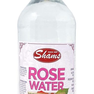 Shams Premium 16.9 oz Rose Water For Cooking, Baking, Desserts, Skincare