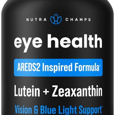 AREDS 2 Eye Vitamin Lutein Zeaxanthin Supplement 60 Vegan Capsules for Vision Health