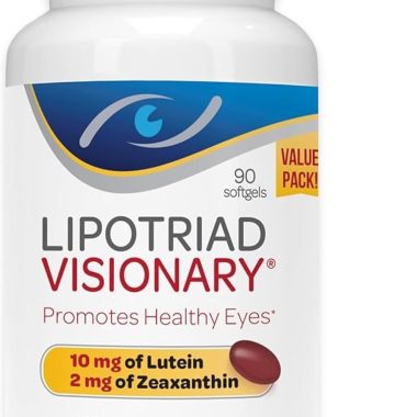 Visionary Eye Vitamin Lutein Zeaxanthin AREDS2 Formula 90 Capsules Age-Related Vision Support