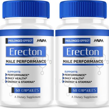 (2 Pack) Erecton Performance Supplement Erectan Maximum Support Capsules, Erecton Maximum Strength Multivitamin Overall Health Support Formula, Erecton Daily Performance Supplement (120 Capsules)