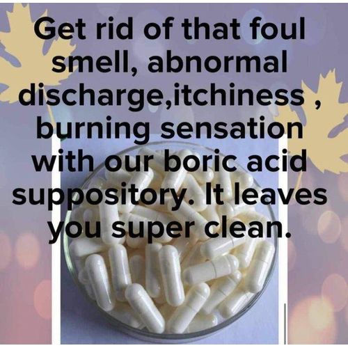 Private: BORIC ACID UTERUS HEALING YONI POPS SUPPOSITORIES BY 50 Capsules