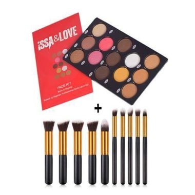 Private: Issa And Love 13 Colour Powder Pallet + 10 Brush Set