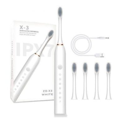Private: Six-speed Electric Toothbrush USB Charging-White