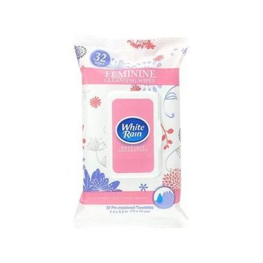Private: White Rain Feminine Cleansing Wipes 32 Pre-moistened Towelettes
