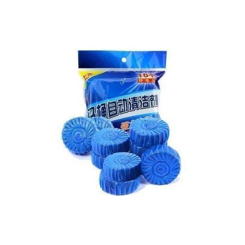Private: Automatic toilet bowl cleaner tablets ,10 pieces -Blue