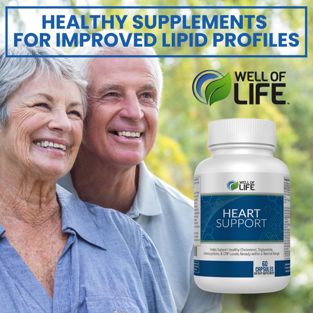 Well of Life Heart Restore 60 Veggie Capsules for Healthy Cholesterol and Triglyceride Support USA Made - Image 4