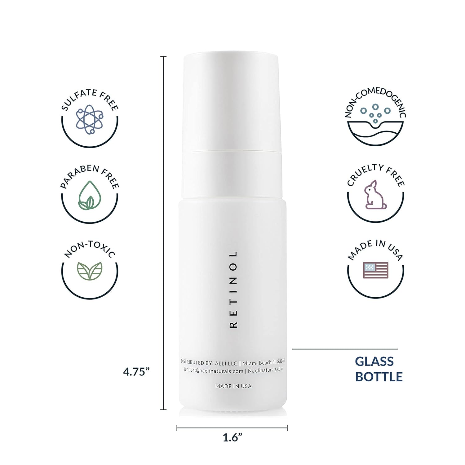 Advanced Retinoid Night Cream 4.25% Retinol for Face and Neck with Collagen, Peptides, Hyaluronic Acid, 1.4 oz - Image 3