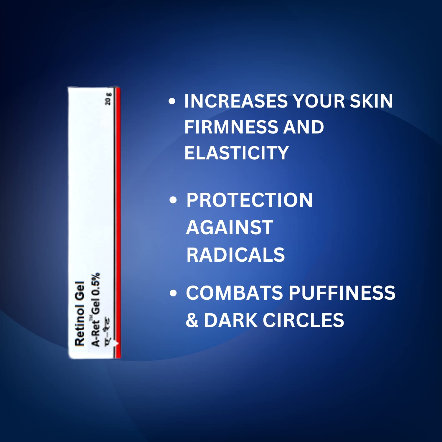 Retinol Gel 0.05% for Fine Lines Wrinkles Scar Treatment Age Sun Spots Anti-Aging 20 Grams - Image 2