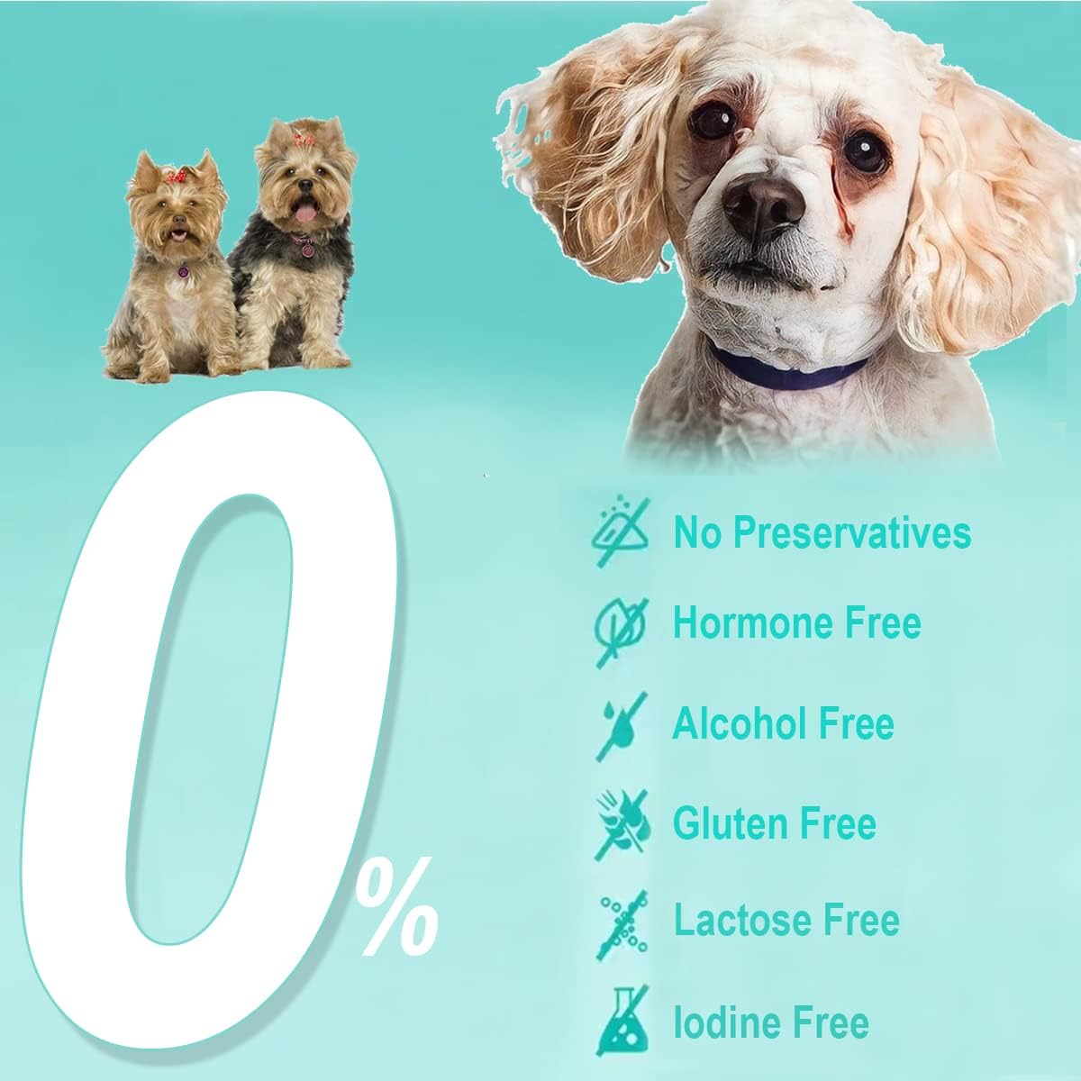 VEZE Eye Drops for Dogs, Dog Eye Drops & Cats, Gentle Dog Eye Infection Treatment, Relieves Dog Eye discomfort,Dog Eye Wash Relief Allergies Symptoms and Help Tear Stain Remover. - Image 6