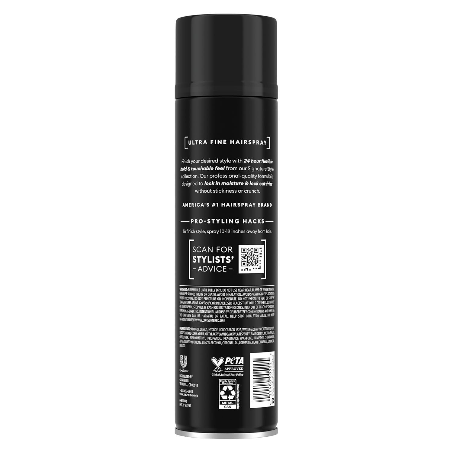 TRESemmé Ultra Fine Mist Hairspray Pack of 6 Flexible Hold 11 oz - Image 2