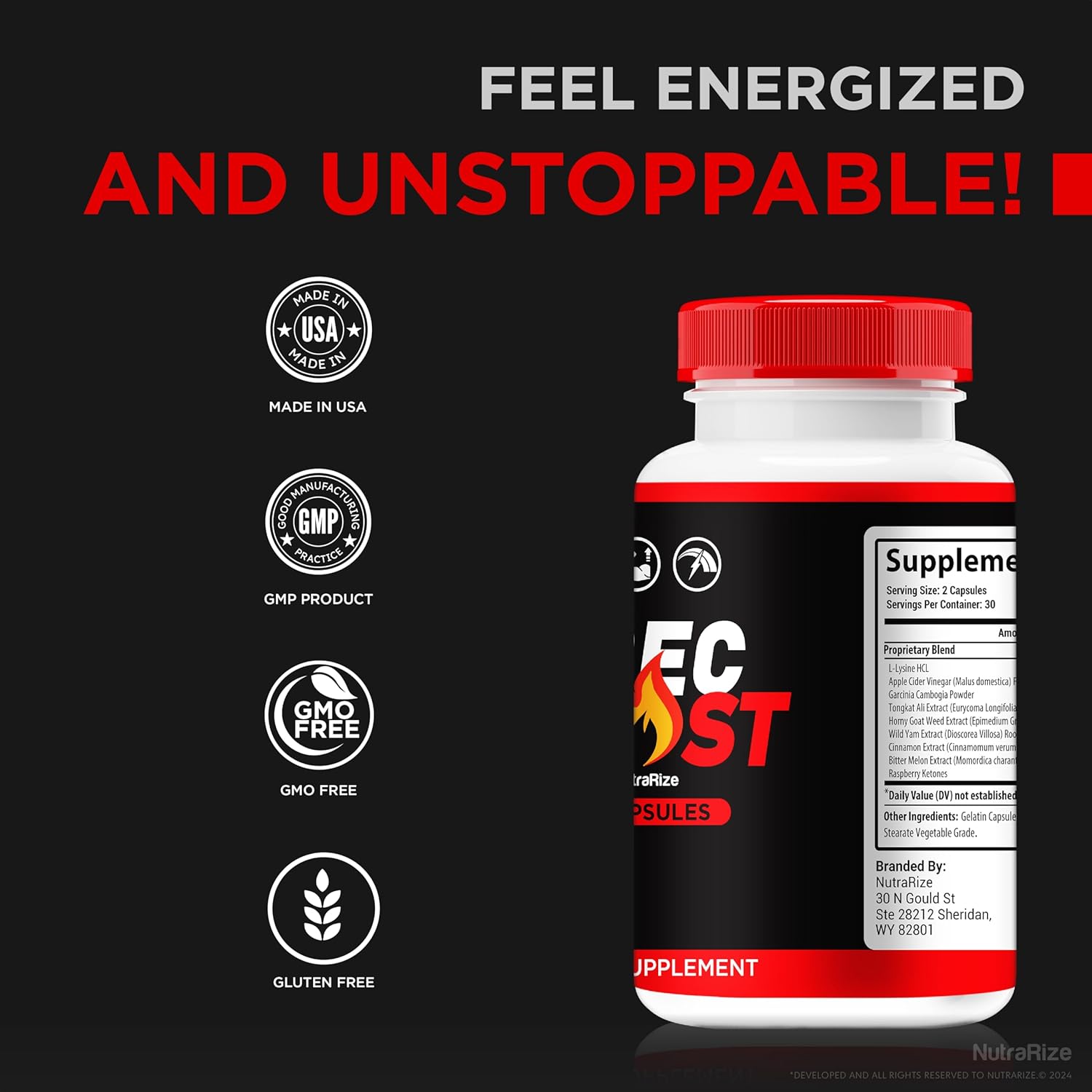 ErecBoost Original Male Capsules for Energy and Health 60 Count - Image 7