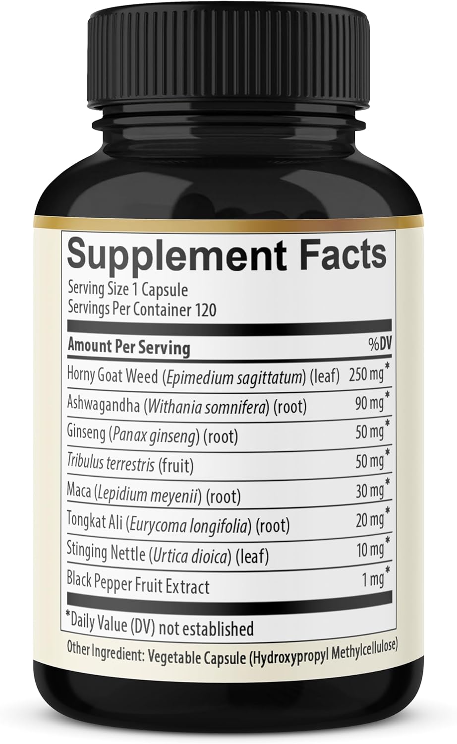 BMVINVOL 120 Capsule Bottle Horny Goat Weed Blend with Maca, Ginseng, Ashwagandha for Enhanced Vitality - Image 8