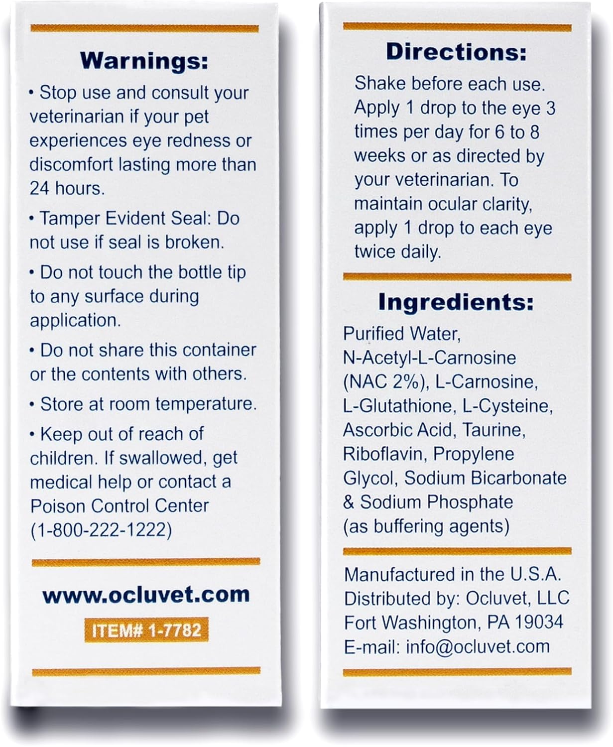 Pet Eye Drops with 2% N-Acetyl-L-Carnosine for Cataracts 16mL - Image 6