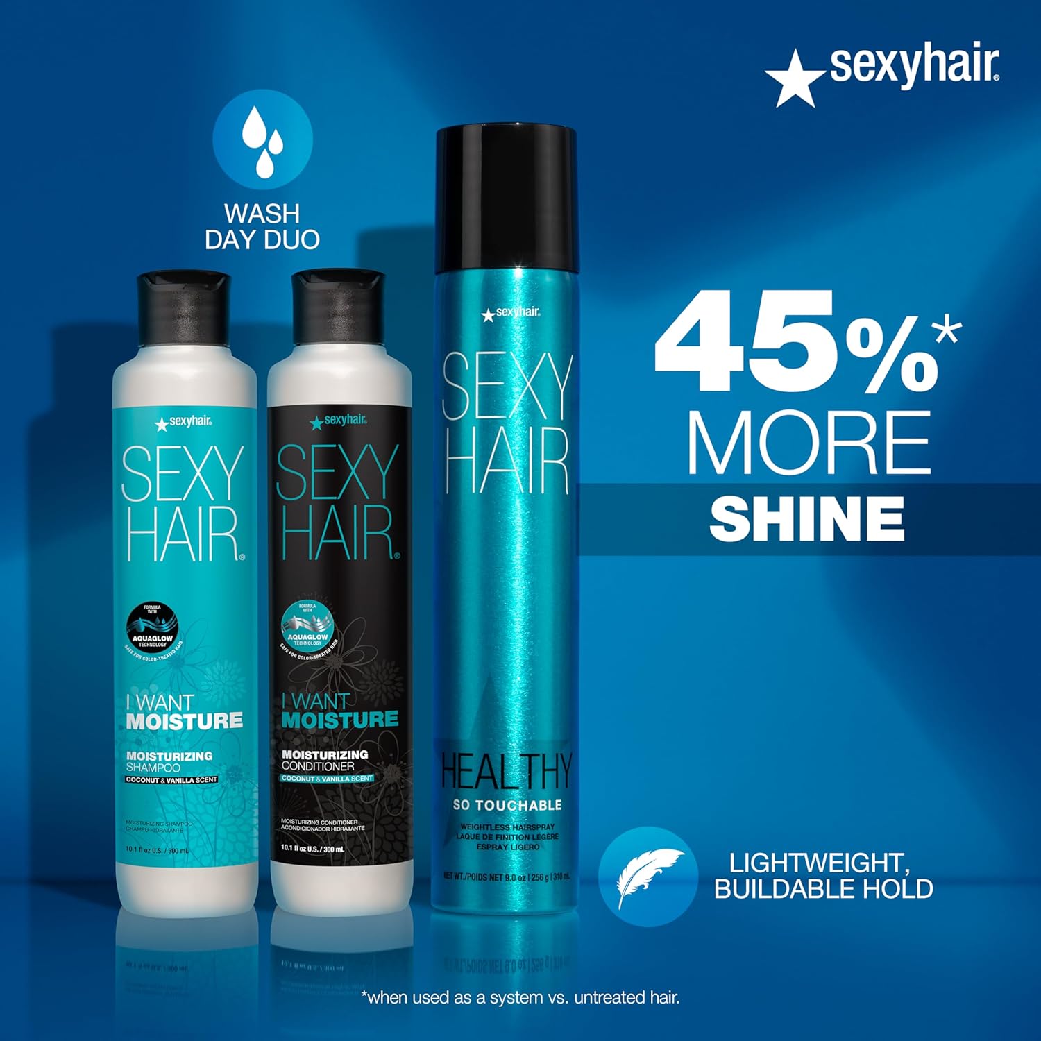 SexyHair Healthy So Touchable Weightless Hairspray Light Hold Shine All Hair Types - Image 6