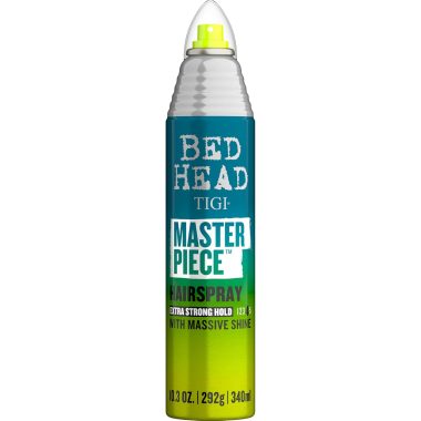 Bed Head by TIGI Extra Hold Frizz Control Masterpiece Hairspray 10.3 oz for Shiny Glossy Hair