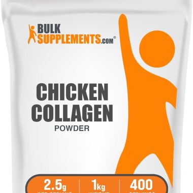 BulkSupplements.com Hydrolyzed Chicken Collagen Powder Unflavored 1kg