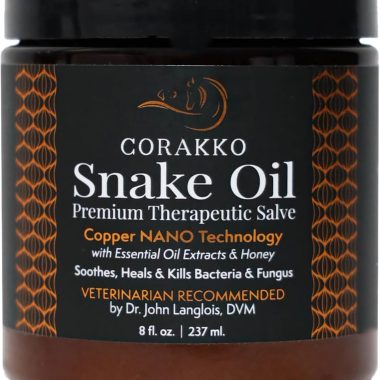 Corakko 8oz Premium Therapeutic Salve Copper Nano Technology for Wounds Scratches Hotspots Rain Rot Bites