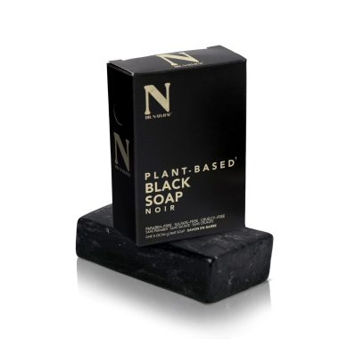 Dr. Natural Black Bar Soap Gentle Moisturizing Anti Acne Blemishes Pore Cleanser 5 oz
